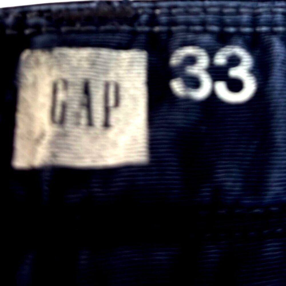 Gap Solid Navy Blue Flat Front Casual Summer Golf Chino Shorts Men's Size 33 - Picture 5 of 6
